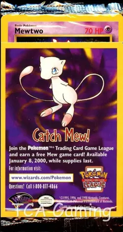 1x Sealed MEWTWO # 3 Black Star Promo WB Movie WOTC Pokemon Card (Purple) - Image 2