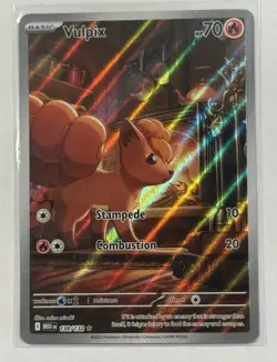 Pokemon TCG Vulpix Illustration Rare Card #138/132 Mega Evolutions NM - Image 1