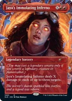 Jaya's Immolating Inferno - Near Mint MTG Secret Lair - Image 1