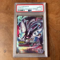 PSA 10 GEM MINT Qubeley Newtype Challenge 2025 Mission 3- Promo Card alt art - Image 1