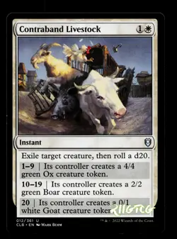 Contraband Livestock 012/361 The List Reprints Magic: The Gathering LP - Image 1