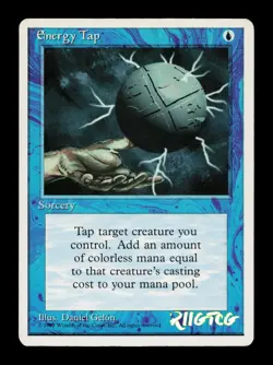 Energy Tap Fourth Edition Magic: The Gathering LP - Image 1