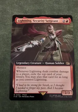 Lightning, Security Sergeant (Extended Art) Final Fantasy Regular - Image 1