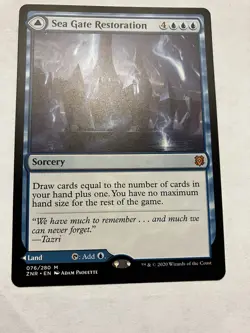 Sea Gate Restoration Magic The Gathering MTG Zendikar Rising Regular - Image 1