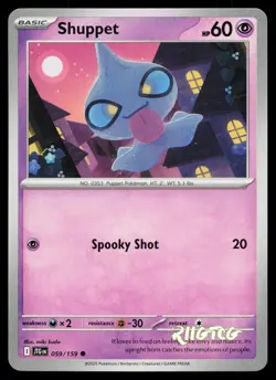 Shuppet 059/159 Journey Together Pokemon NM - Image 1