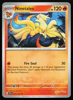Ninetales 017/191 Surging Sparks Pokemon Near Mint - Image 1