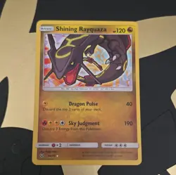 Pokemon TCG Shining Rayquaza 56/73 Shining Legends Shiny Holo Rare 120 HP - Image 1
