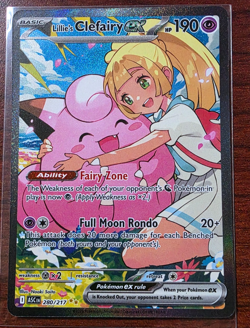 Pokemon Lillies Clefairy ex 280/217 special illustrated Rare Ascended Heroes* - Image 1