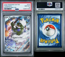 2025 POKEMON SVP EN-SV BLACK STAR PROMO #210 TORNADUS PSA 10 - Image 1