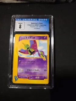 Sabrina's Xatu Pokemon 2001 Japanese Vs 055/141 First Edition Cgc 8 - Image 1
