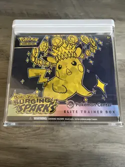 Pokemon TCG: Surging Sparks Pokemon Center Elite Trainer Box ETB - SEALED W/Case - Image 1