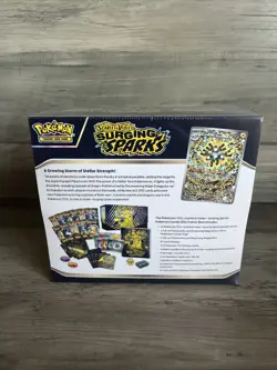 Pokemon TCG: Surging Sparks Pokemon Center Elite Trainer Box ETB - SEALED W/Case - Image 4