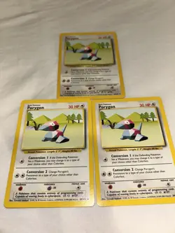 Porygon (x3) - 39/102 Base Set - WOTC Unlimited - Pokemon TCG D4 - Image 1