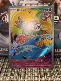 Pokemon TCG Rowlet 043 Mega Evolution Promo - English 2026 (30 Year) - Image 1