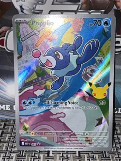Popplio 045 First Partners Promo Illustration Rare 30th Anniversary Pokemon TCG - Image 1