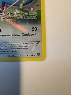 Porygon-Z 67/98 Holo Rare Ancient Origins Pokemon Reverse Holo LP - Image 3