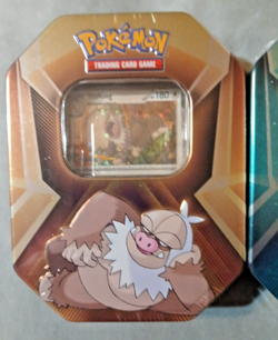 NEW Pokemon Two Triple Whammy Tins, Factory Sealed, 1 Foil & 3 Packs in Each - Image 3