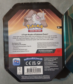 NEW Pokemon Two Triple Whammy Tins, Factory Sealed, 1 Foil & 3 Packs in Each - Image 4