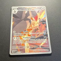 Pokemon Larry's Staraptor 249/217 Illustration Rare Full Art Holo English 2026 - Image 1