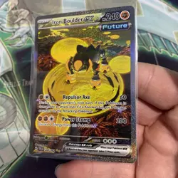 Pokemon TCG Iron Boulder ex 207/162 Temporal Forces Special Illustration Rare - Image 3