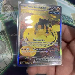 Pokemon TCG Iron Boulder ex 207/162 Temporal Forces Special Illustration Rare - Image 5