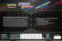 xCrown Zenith Shiny Zacian Figure Box Pokemon TCG with 11 Booster Packs - Image 4
