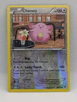 CHANSEY 80/119 C PHANTOM FORCES POKEMON REVERSE HOLO NM/M CHANSEY - Image 1
