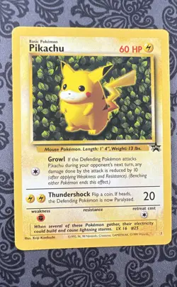 Pokemon TCG Pikachu Wizards Black Star Promos Regular Rare - Image 1