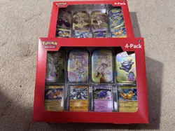 X2 Pokemon Scarlet & Violet Mini Tins 151-Pack with 4 Promo - Image 1