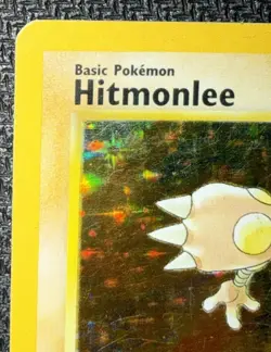 1999 Pokemon TCG Fossil Hitmonlee #7/62 Holo Rare 60 HP Unlimited WotC - Image 2