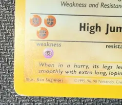 1999 Pokemon TCG Fossil Hitmonlee #7/62 Holo Rare 60 HP Unlimited WotC - Image 5
