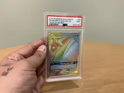Pokemon Magikarp & Wailord GX Team Up Secret Rare #183 PSA 9 Mint - Image 1
