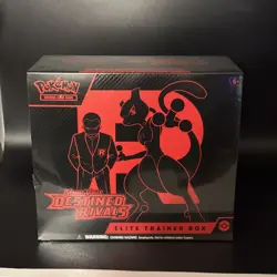 Pokemon TCG Destined Rivals Elite Trainer Box ETB - Factory Sealed - Minor Tear - Image 1