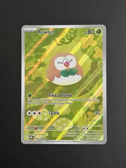 Pokemon Rowlet 090/088 Illustration Rare Perfect Order - Image 1