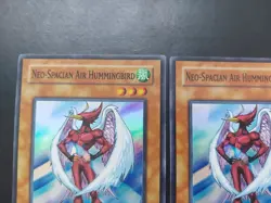 Yugioh - Neo-Spacian Air Hummingbird STON-EN004 Super Rare 1st Edition x1 - Image 2