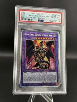 Red-Eyes Dark Dragoon Starlight Rare Yu-Gi-Oh! BROL-EN094 1st Edition GEM PSA 10 - Image 1