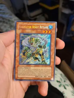 Yugioh Gladiator Beast Retiari CSOC-EN086 Secret Rare - Image 1