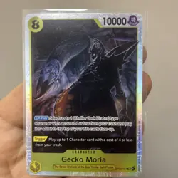 Gecko Moria OP14-104 English SR The Azure Seas Seven One Piece Card Game - Image 1