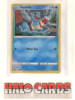 PACK FRESH Pokemon TCG Squirtle Black Star Promo Pokemon Go SWSH233 MINT Q - Image 1