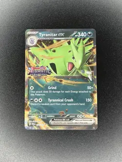 Tyranitar ex 064/131 Stamped Promo Prismatic Evolutions Pokemon NM - Image 1