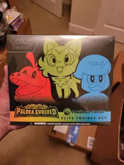 Pokemon Center EXCLUSIVE Paldea Evolved Elite Trainer Box ETB SEALED - Image 1