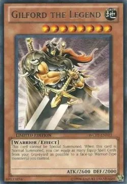 1x (NM) Gilford the Legend - WCPP-EN013 - Rare - Limited Edition YuGiOh - Image 1
