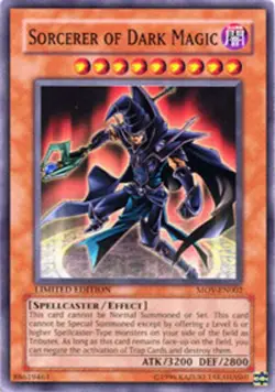 1x (EX) Sorcerer of Dark Magic - MOV-EN002 - Common - Limited Edition YuGiOh - Image 1