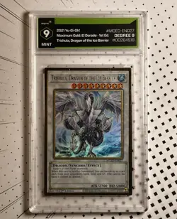 2021 Yu-Gi-Oh! Trishula Dragon of the Ice Barrier Degree 9 - Image 1