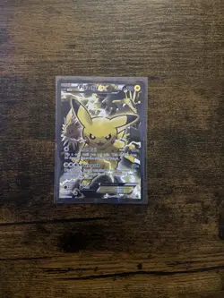 Pokemon TCG Pikachu EX XY124 Full Art Holo Card Ultra Rare - Image 1