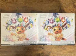 Pokemon TCG Prismatic Evolution Elite Trainer Box ETB Factory Sealed LOT OF 2 - Image 1