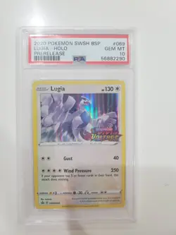 2020 Pokemon Black Star Promos 069 Lugia Holo PSA 10 - Image 1