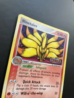 Pokemon TCG Ninetales EX Power Keepers 19/108 Reverse Holo Rare Stamped MP - Image 2