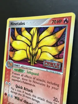 Pokemon TCG Ninetales EX Power Keepers 19/108 Reverse Holo Rare Stamped MP - Image 5