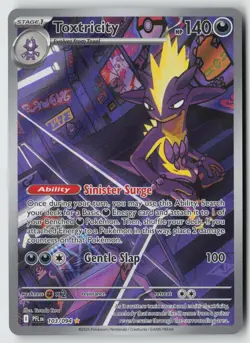 Toxtricity 103/094 Illustration Rare Phantasmal Flames Pokemon Near Mint - Image 1